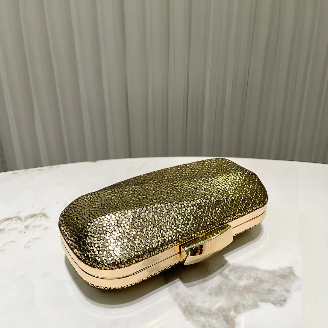 Vioraia Aurum Crush Clutch Bag
