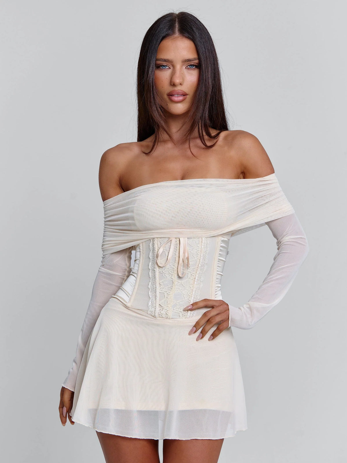 Lucy's ORLA MINI DRESS BEIGE