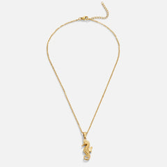 Vioraia Golden Seahorse Pendant Necklace