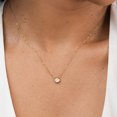 Vioraia Gia Crystal & Gold Necklace
