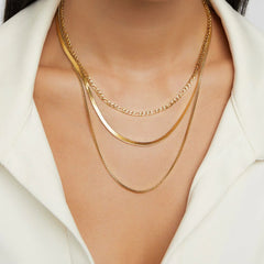 Vioraia Vienna Layered Chain Necklace
