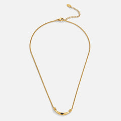 Vioraia Elise Black Onyx Necklace