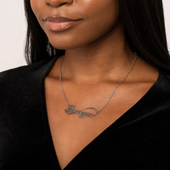 Vioraia Infinity Name Necklace