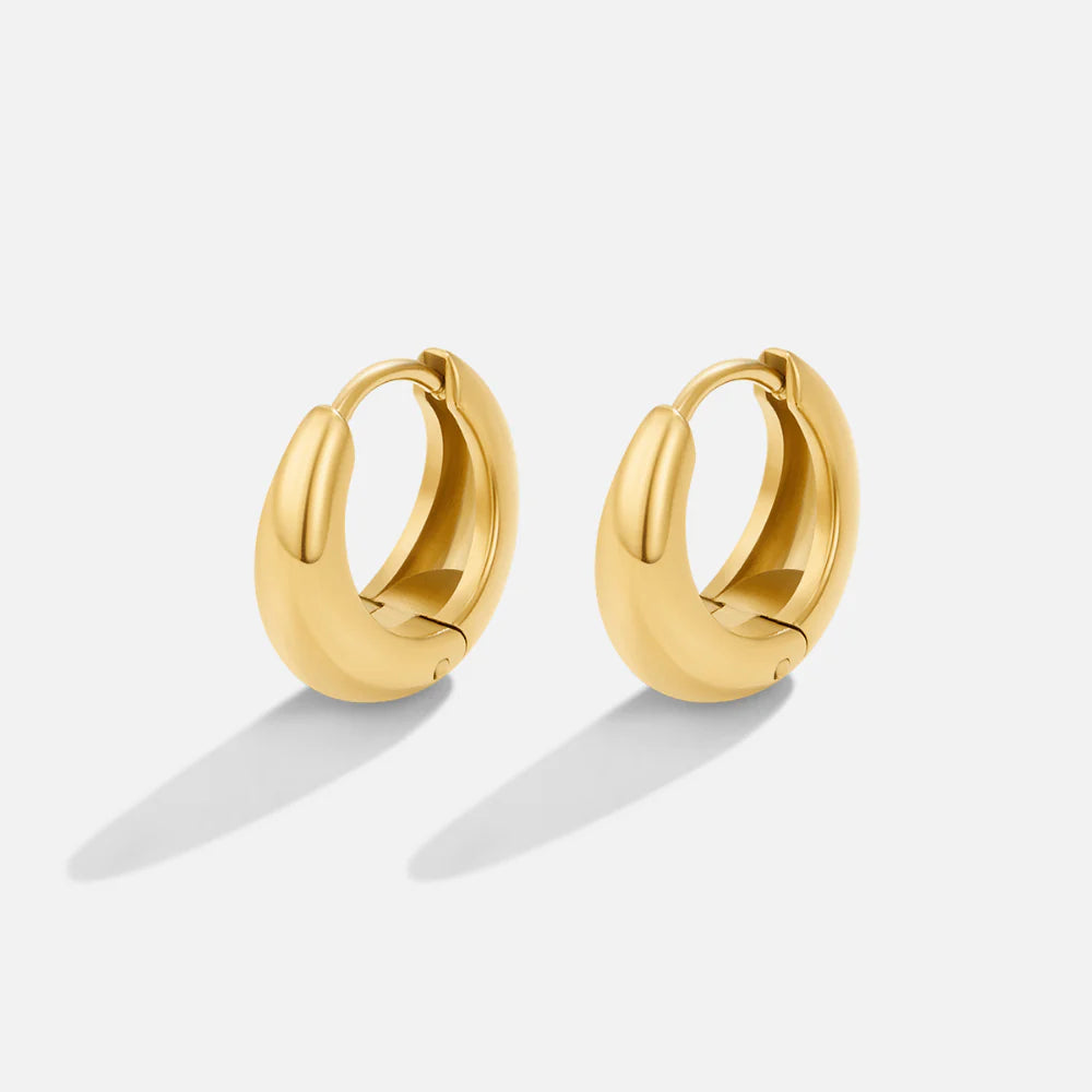 Vioraia Audrey Gold Hoop Earrings