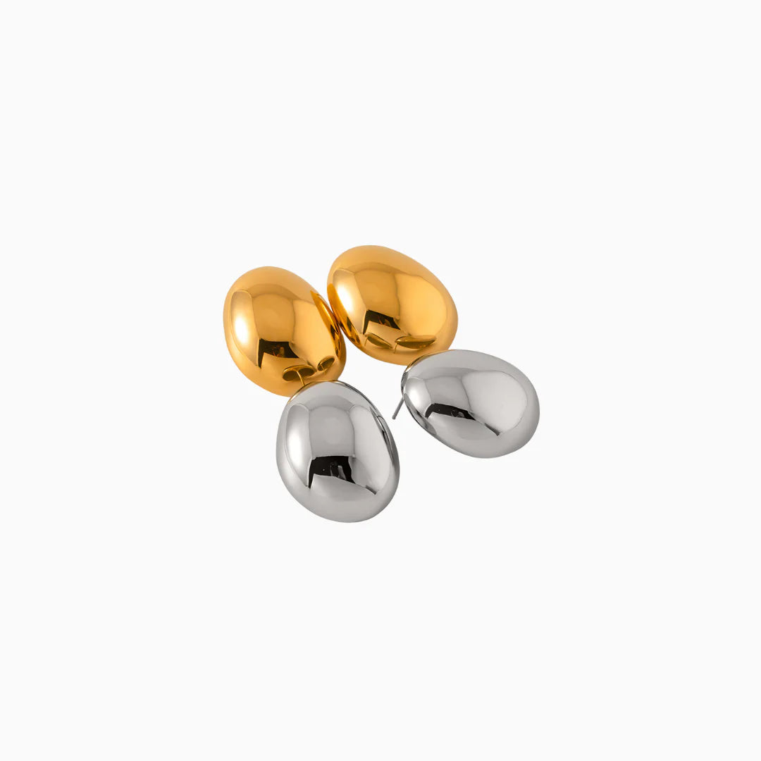 Vioraia Kiara Molten Curve Studs