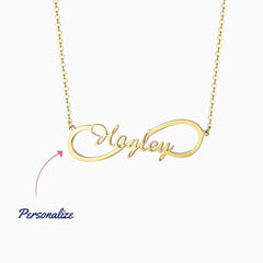 Vioraia Infinity Name Necklace