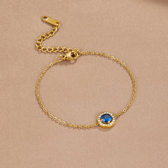 Vioraia Ocean Blue Crystal Bracelet