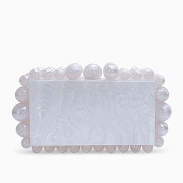 Vioraia Acrylic Cloud Clutch Bag