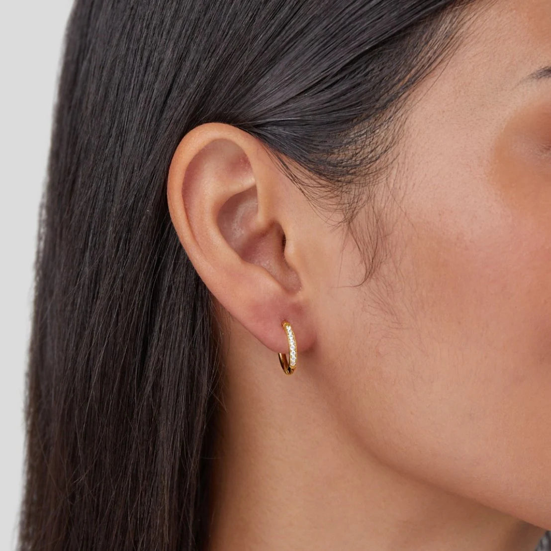 Vioraia Eternity Hoop Earrings