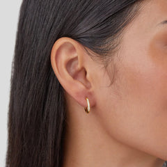 Vioraia Eternity Hoop Earrings