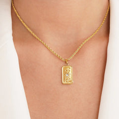 Vioraia ‘The Sun’ Tarot Pendant Necklace