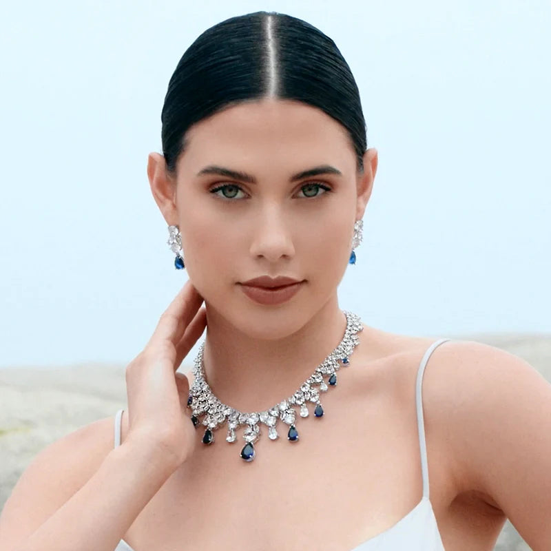 Vioraia Dazzling Drops Jewelry Set