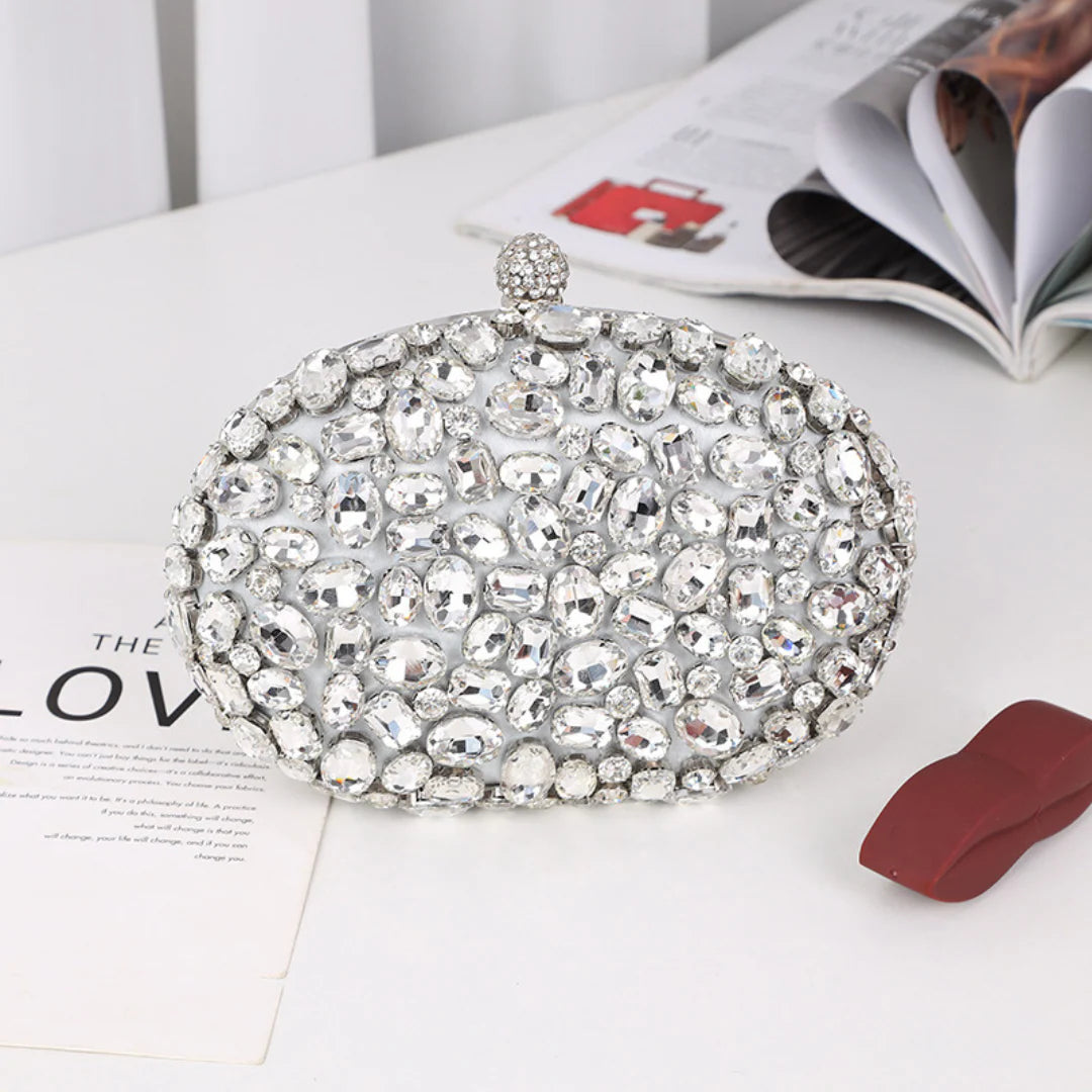 Vioraia Seraphine Gemstone Clutch Bag