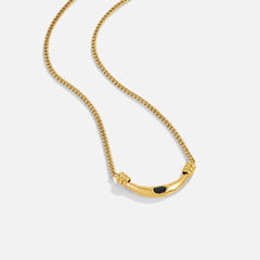Vioraia Elise Black Onyx Necklace