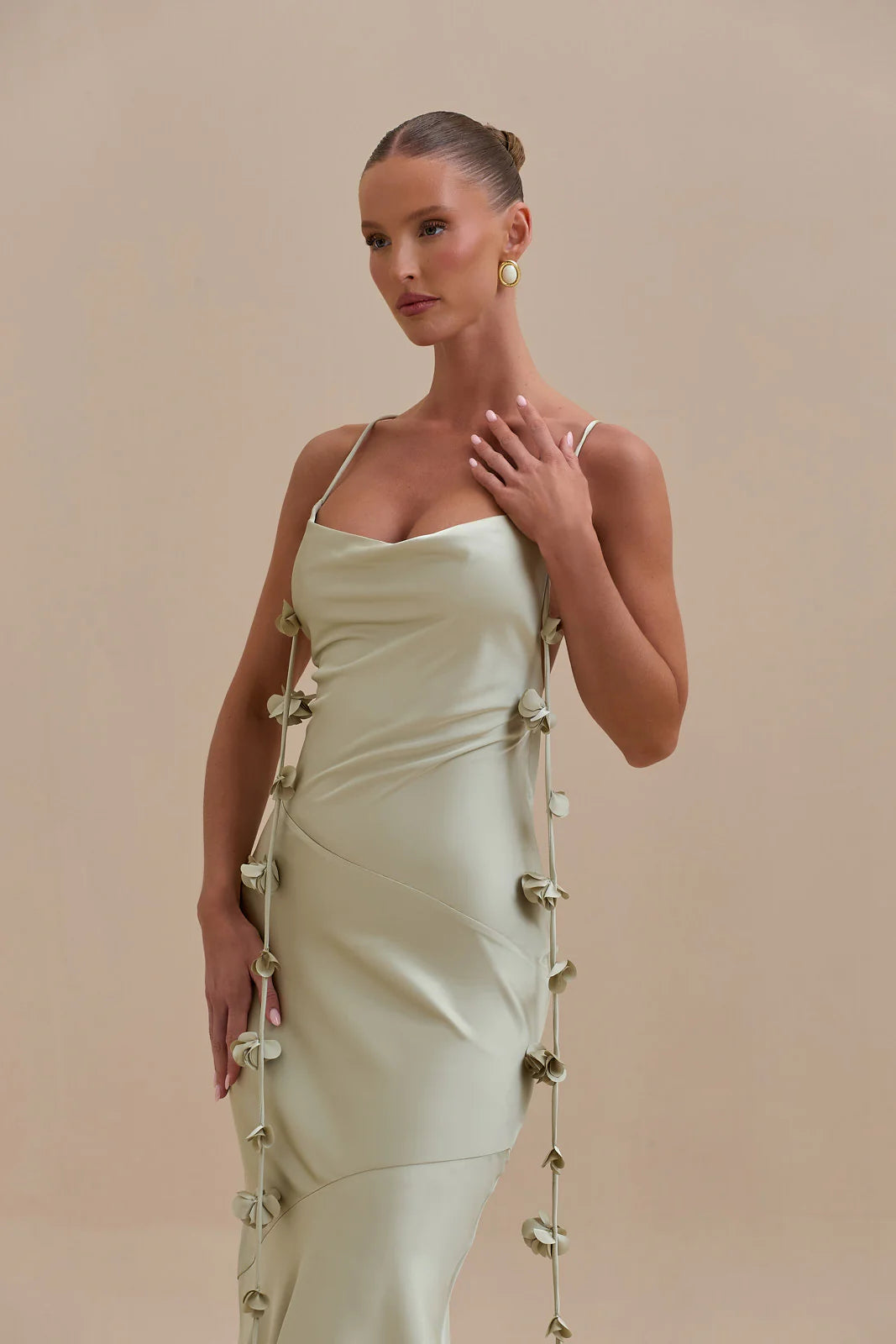 ARIA MAXI DRESS | SAGE - SALE