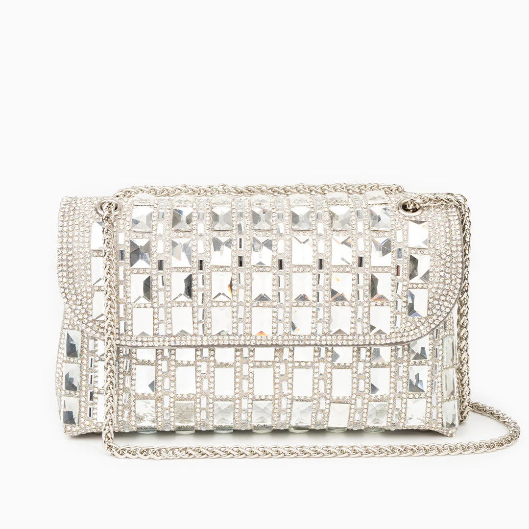 Vioraia Ayesha Gemstones Clutch Bag