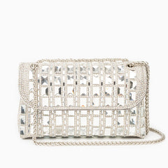 Vioraia Ayesha Gemstones Clutch Bag