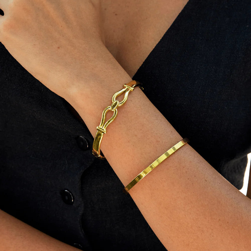 Vioraia Felicity Gold Bangle