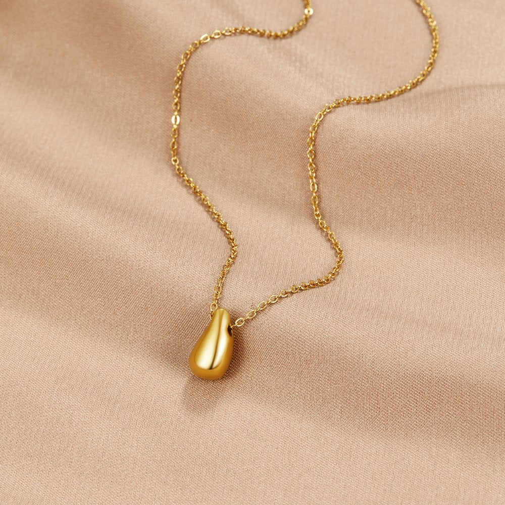 Vioraia Amara Golden Teardrop Necklace