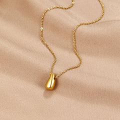 Vioraia Amara Golden Teardrop Necklace