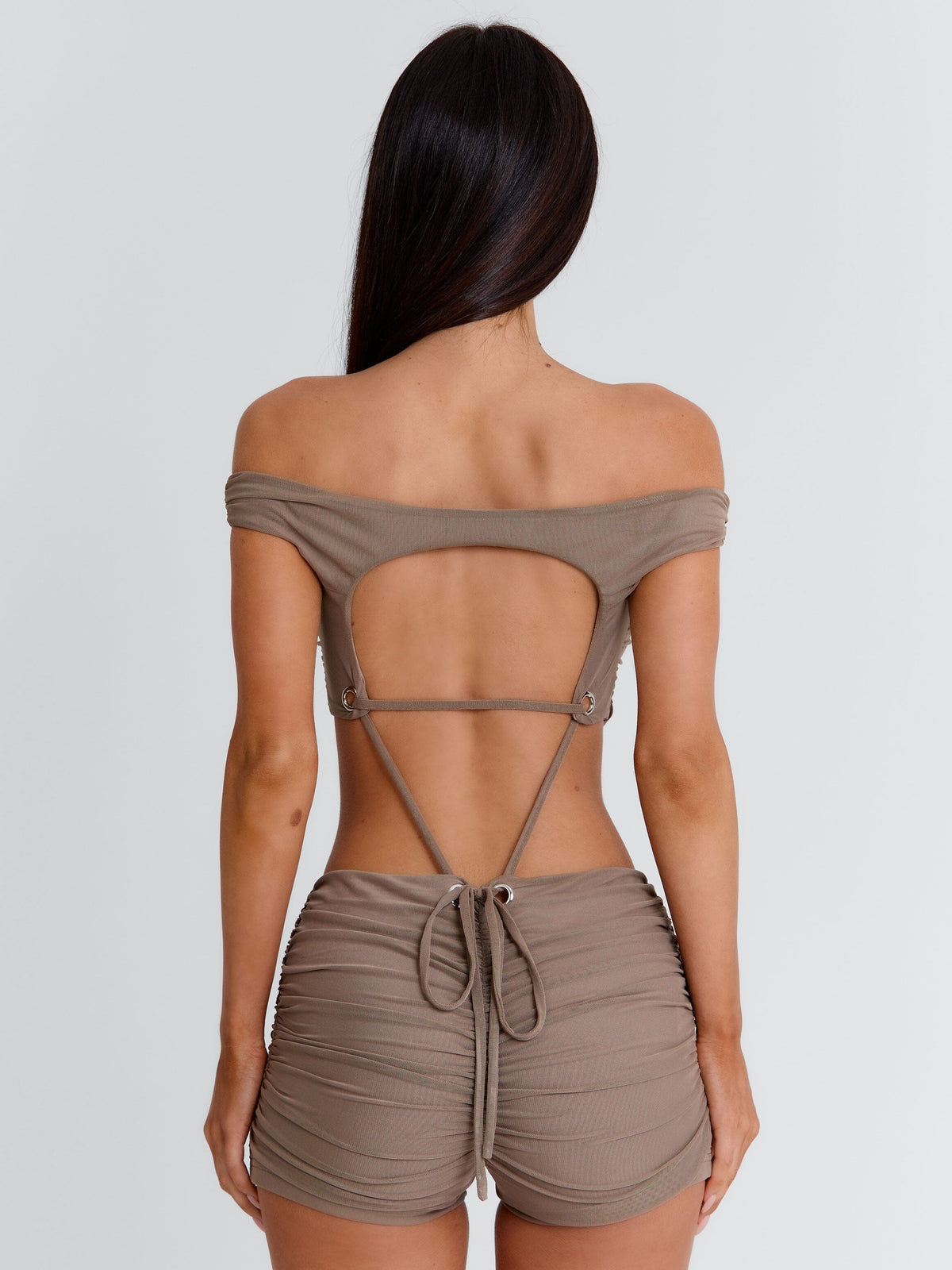 Lucy's NEVEAH PLAYSUIT TAUPE