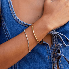 Vioraia Veena Gold Bangle