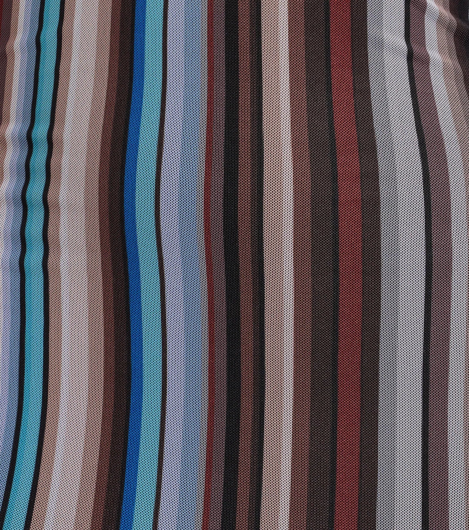 Perfect Striped Halter V-Neck Mini Dress