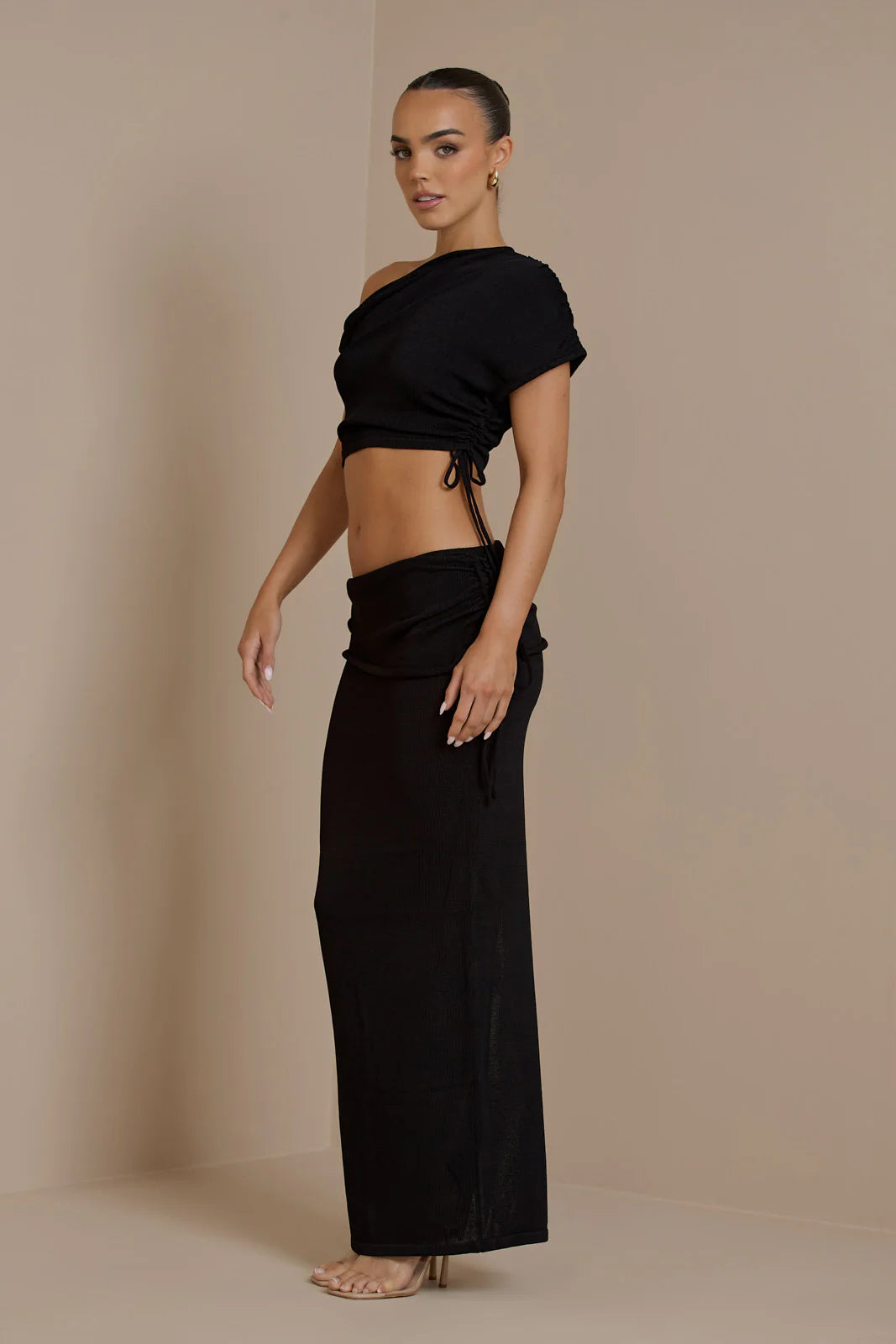 YRIS KNIT CO-ORD | BLACK - SALE