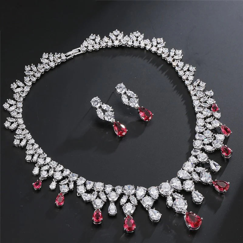 Vioraia Dazzling Drops Jewelry Set
