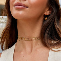Vioraia Zara Gold Choker
