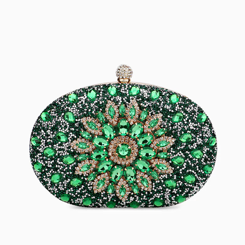 Vioraia Meghan Diamond Encrusted Clutch Bag