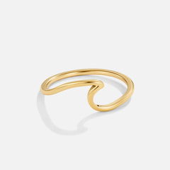 Vioraia Imari Gold Wave Ring
