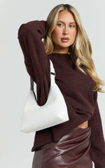 Vioraia Calabasas Bag - PU Shoulder Bag in White