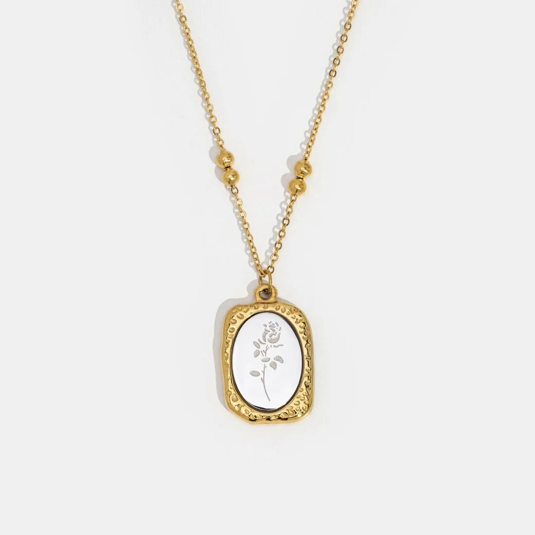 Vioraia Fragile Love' Rose Necklace