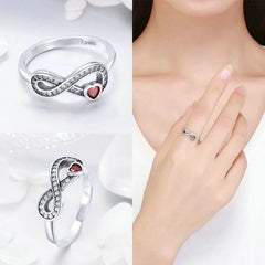 Vioraia Infinite Heart Ring