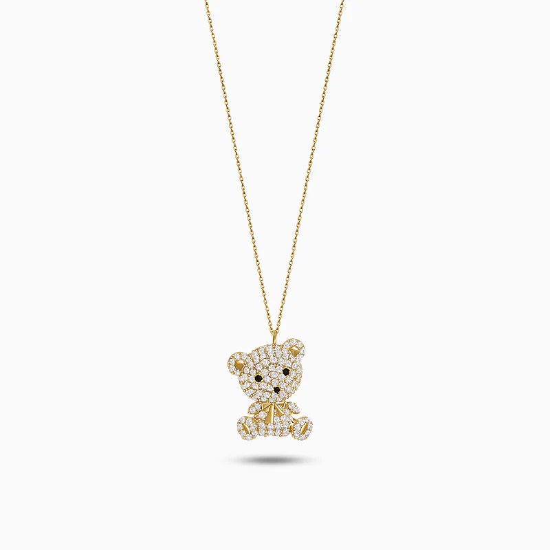 Vioraia Teddy Bear Necklace