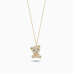 Vioraia Teddy Bear Necklace