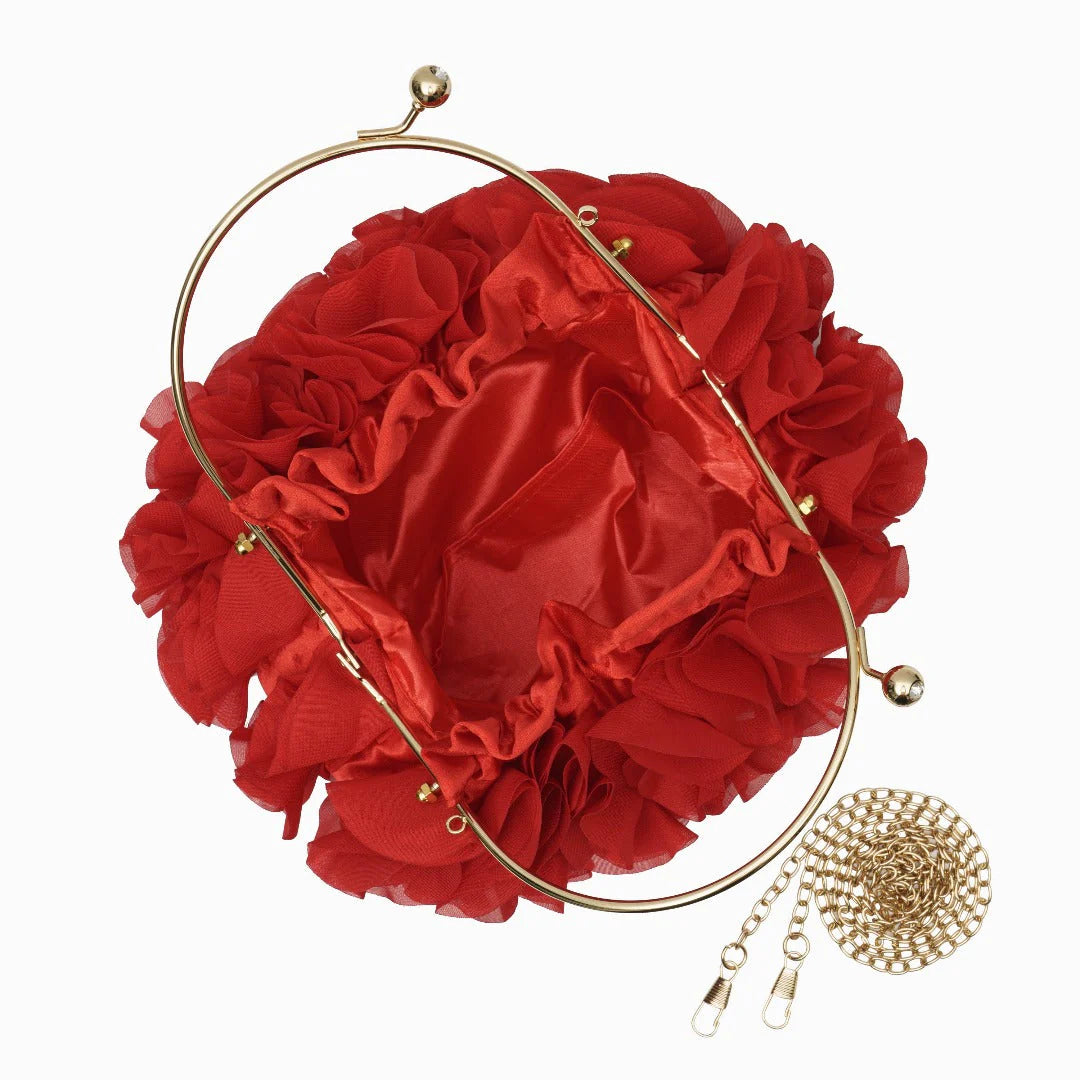 Vioraia Marilyn Flower Handbag