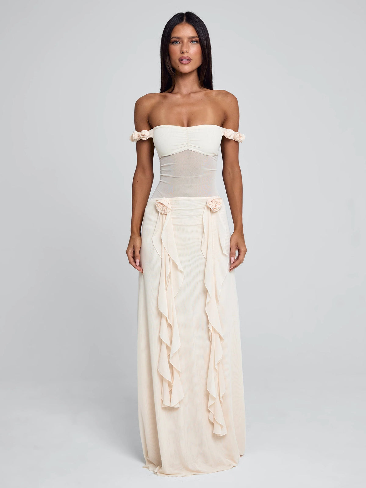 Lucy's MARCELINE MAXI DRESS BEIGE