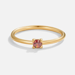 Vioraia Birthstone 18K Gold Rings