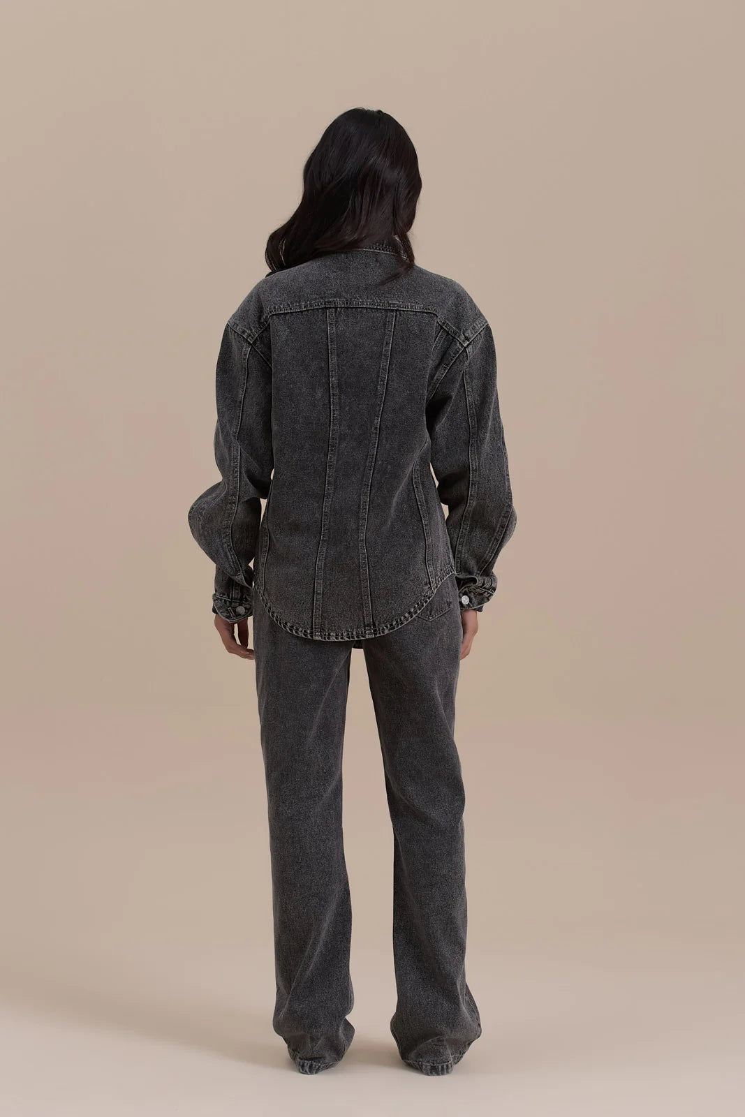 WANDER STRAIGHT LEG JEANS WITH ADJUSTABLE WAIST | DARK WASH DENIM