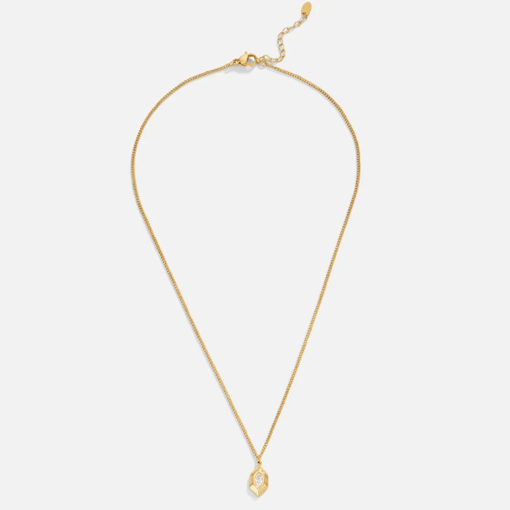 Vioraia Aliyah White Crystal Necklace