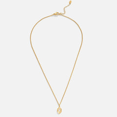 Vioraia Aliyah White Crystal Necklace