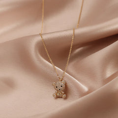 Vioraia Teddy Bear Necklace