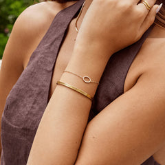 Vioraia Kaia Round Crystal Bracelet