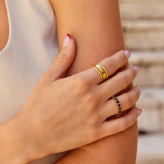 Vioraia Ember Gold Ring