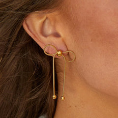 Vioraia Katie Bow Earrings