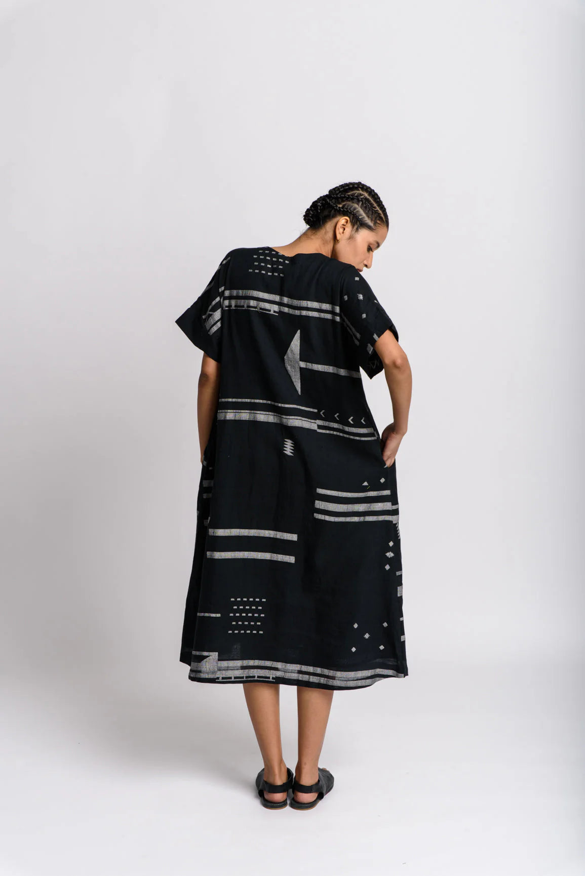 Black shift dress