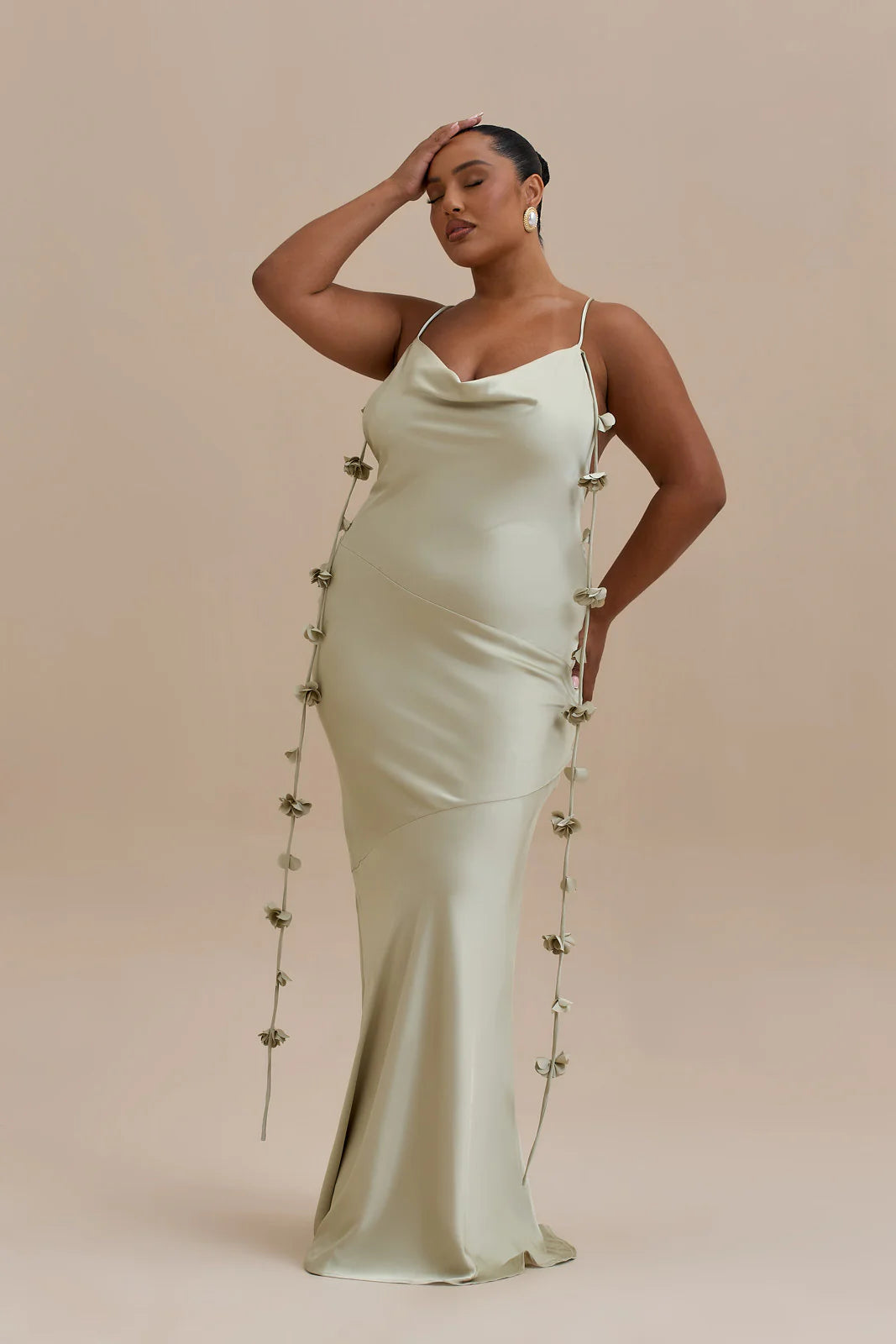 ARIA MAXI DRESS | SAGE - SALE