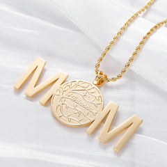 Vioraia Sparkling Mom Photo Necklace
